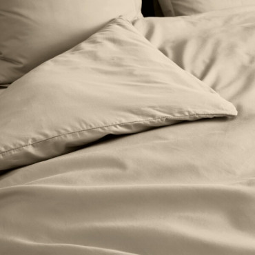 Effen Percale Dekbedovertrek - Luxe en Comfort Beddengoedset