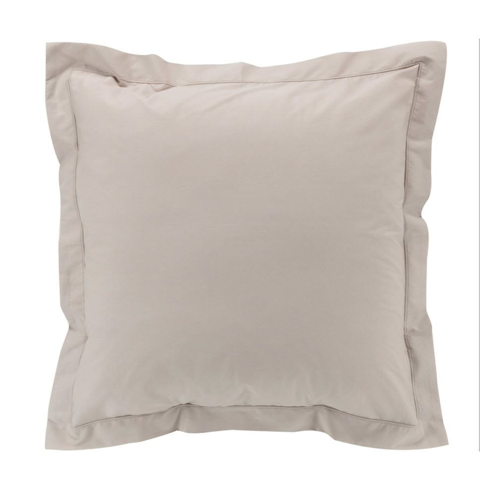 Taies d'oreiller x2 Percale 63x63 cm Naturel