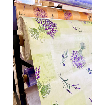 Tischdecke mit provenzalischem Print von Bulgomme – Meterware