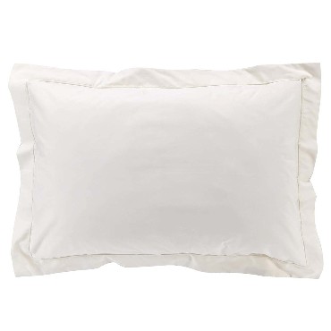 Taies d'oreiller x2 Percale 50x70 cm Ecru