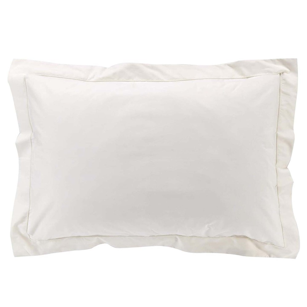 Taies d'oreiller x2 Percale 50x70 cm Ecru