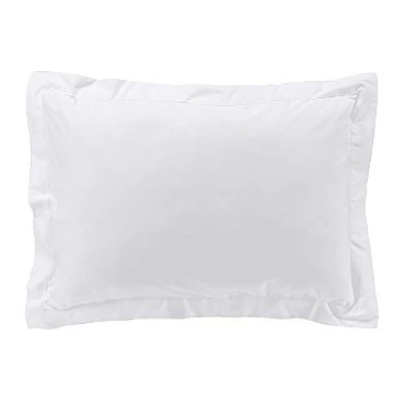 Taies d'oreiller x2 Percale 50x70 cm Blanc