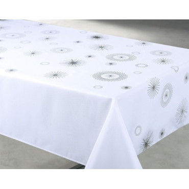 nappe de noel blanc