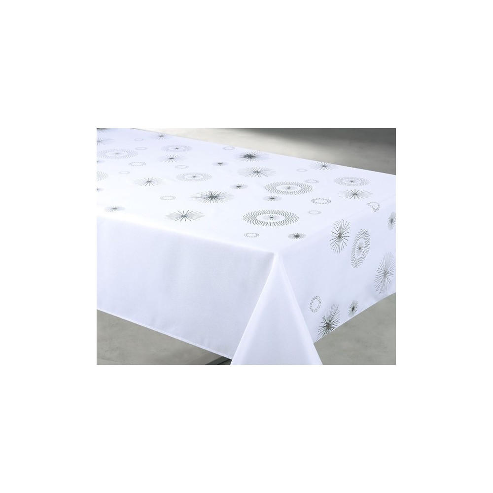 nappe de noel blanc