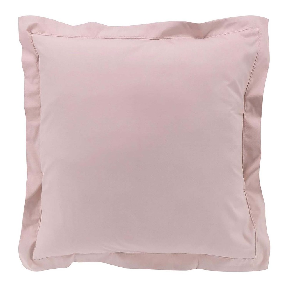 Taies d'oreiller x2 Percale 63x63 cm Rose