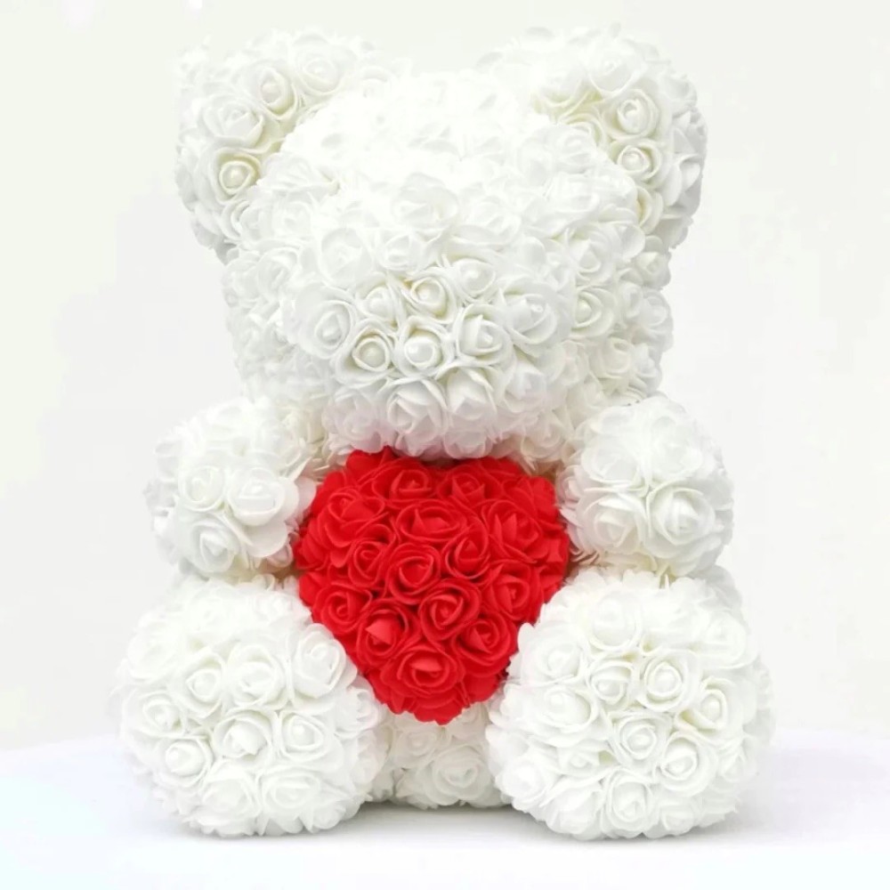 ours en rose blanc