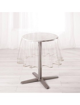 Toalha de mesa transparente cristalina - 100% PVC - Qualidade superior - Redonda 160cm
