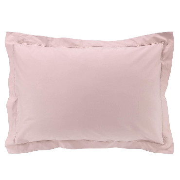 Taies d'oreiller x2 Percale 50x70 cm Rose