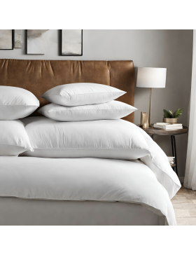 Juego de 2 almohadas de microfibra suave, altura ajustable, con relleno incluido