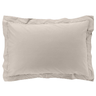 Taies d'oreiller x2 Percale 50x70 cm Naturel