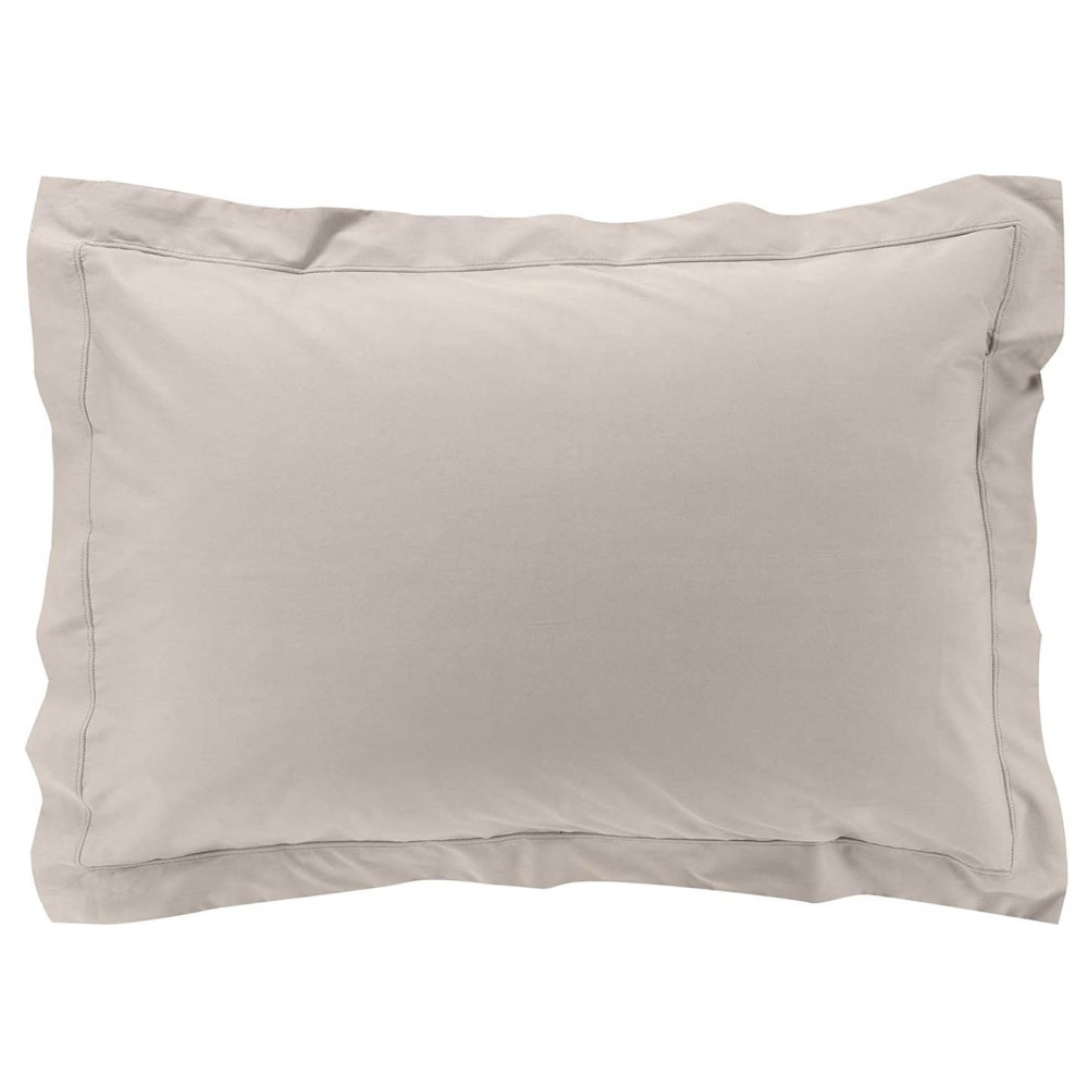 Taies d'oreiller x2 Percale 50x70 cm Naturel