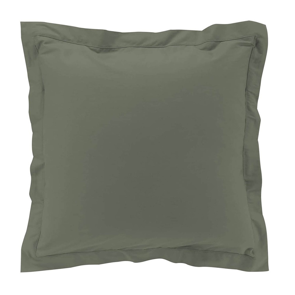 Taies d'oreiller x2 Percale 63x63 cm Vert