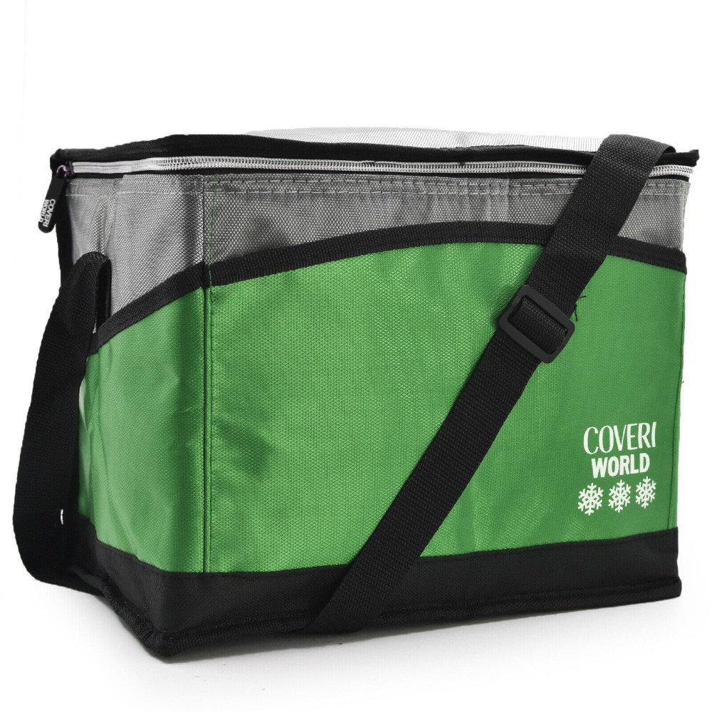 Geïsoleerde lunchtas, opvouwbare koelbox, geïsoleerde tas, lunchtas, 32x20x25cm, 16L