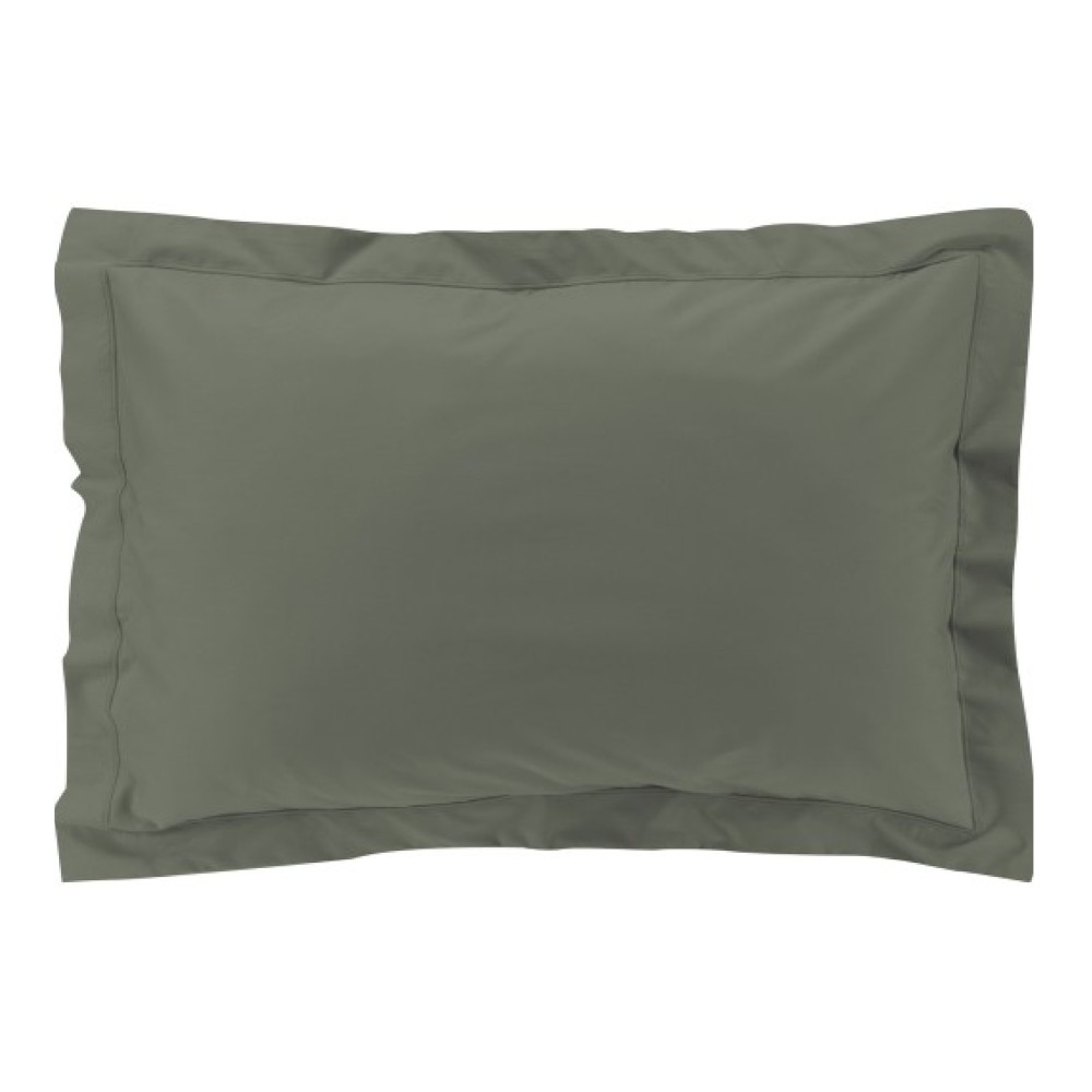 Taies d'oreiller x2 Percale 50x70 cm Vert