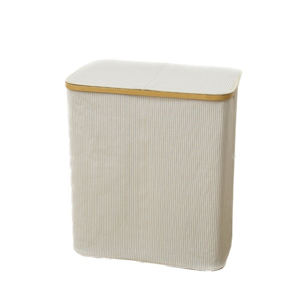 panier à linge blanc