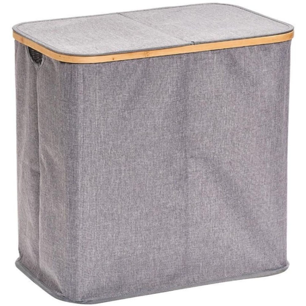 panier à linge Gris bambou