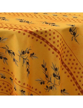 Nappe Provençale Anti-Tâche Olivou 100% Polyester