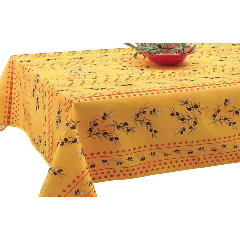 Olivou 100% polyester vlekbestendig Provençaals tafelkleed