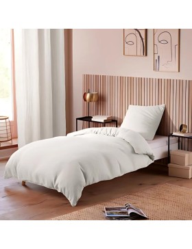 Juego de cama de gasa de algodón - para cama individual - Funda nórdica 140x200cm