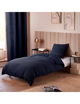 Jogo de cama em gaze de algodão - para cama de solteiro - Capa de edredom 140x200cm