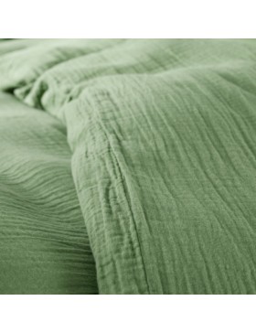 Bettwäscheset aus Baumwollgaze – für Einzelbett – Bettdeckenset 140 x 200 cm