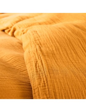 Bettwäscheset aus Baumwollgaze – für Einzelbett – Bettdeckenset 140 x 200 cm