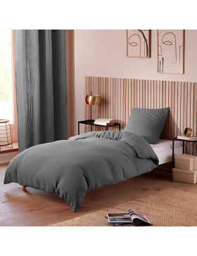 Katoenen gaas beddengoedset - voor eenpersoonsbed - dekbedset 140x200cm