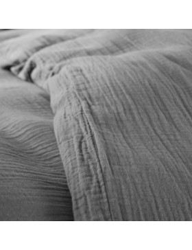 Bettwäscheset aus Baumwollgaze – für Einzelbett – Bettdeckenset 140 x 200 cm