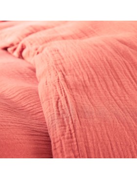 Bettwäscheset aus Baumwollgaze – für Einzelbett – Bettdeckenset 140 x 200 cm