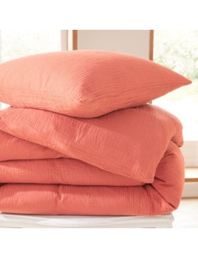 Set di biancheria da letto in garza di cotone - per letto singolo - Copripiumino 140x200cm