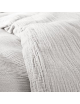 Bettwäscheset aus Baumwollgaze – für Einzelbett – Bettdeckenset 140 x 200 cm