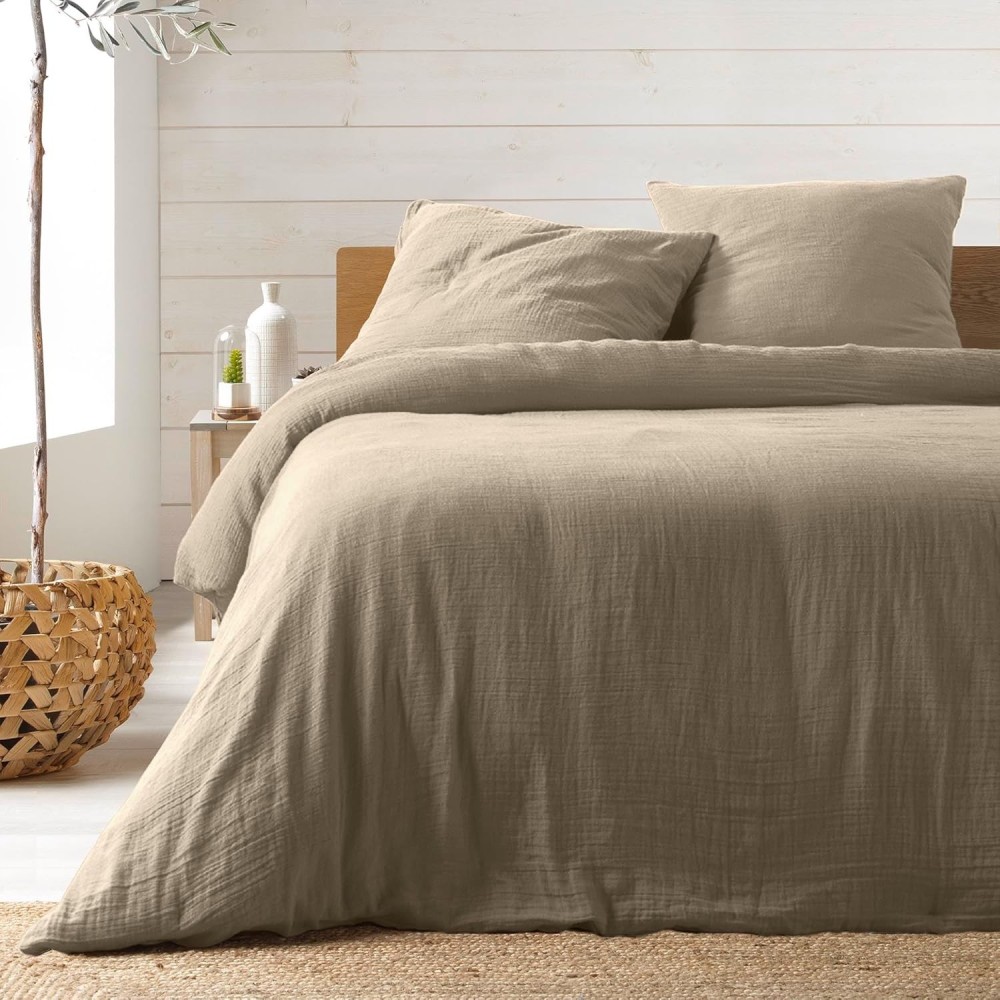 Katoenen gaas bedset 240x260cm