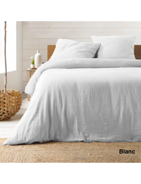 Juego de cama de gasa de algodón 240x260cm_