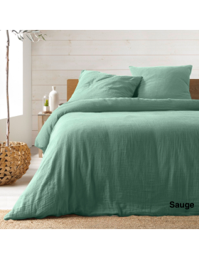 Jogo de cama em gaze de algodão 240x260cm