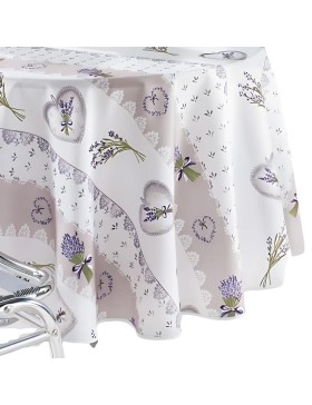 Provençaals vlekbestendig tafelkleed met natuurlijke charme, 100% polyester