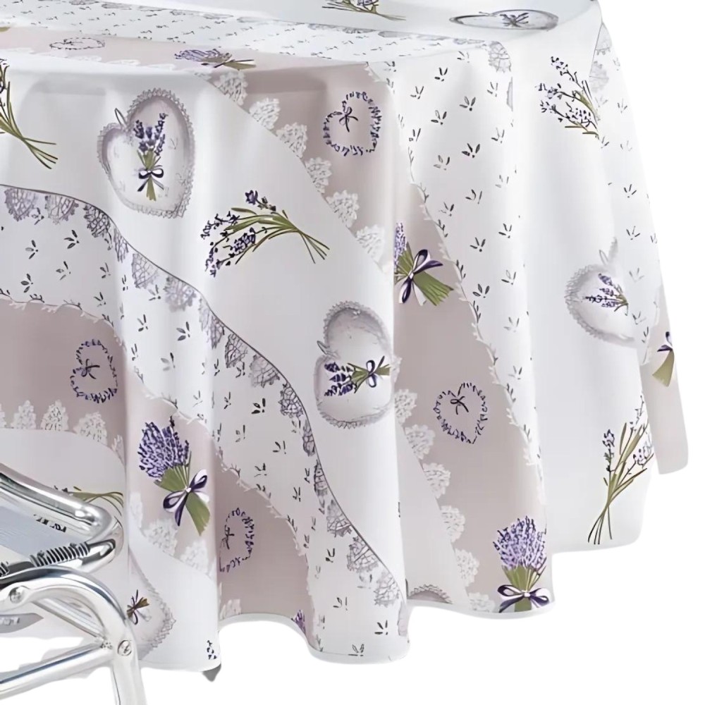 Mantel provenzal antimanchas, con encanto natural, 100 % poliéster