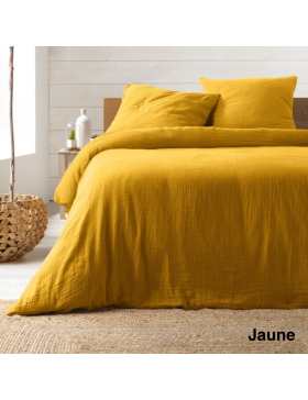 Jogo de roupa de cama em gaze de algodão, 240 x 220 cm