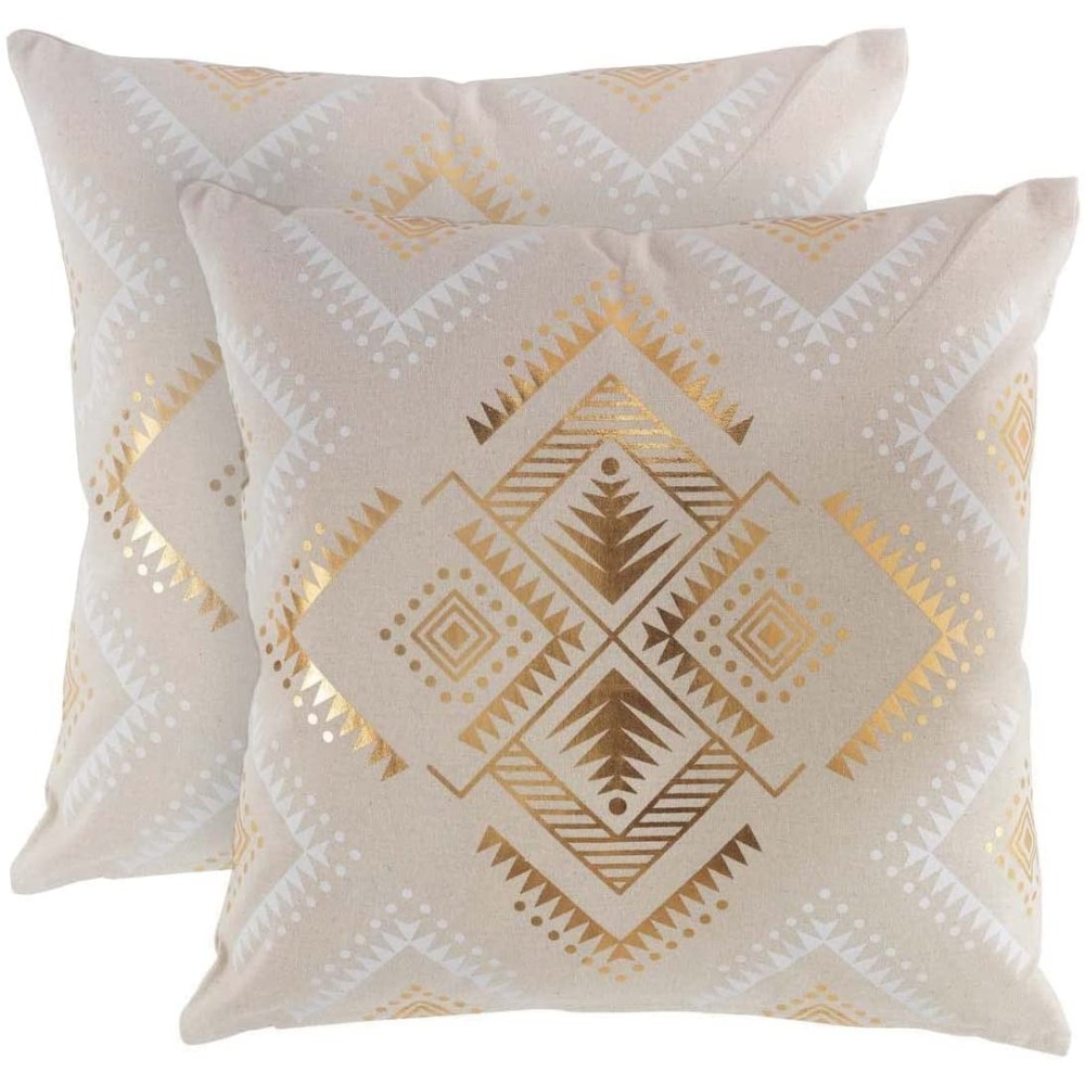 Lot de 2 Coussins déco 45 x 45 cm - Cybele