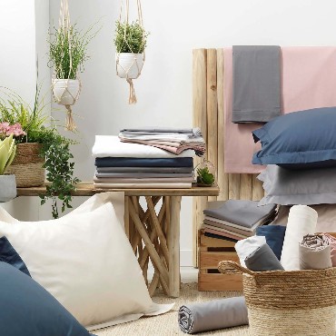 Taie De Traversin 85x185 cm Percale Anthracite