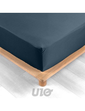 Lençol de percal com elástico - bolso de 30 cm