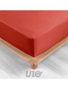 Lençol de percal com elástico - bolso de 30 cm