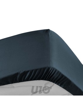 Sábana bajera ajustable de percal - Bolsillo de 30 cm