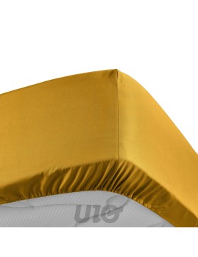 Lençol de percal com elástico - bolso de 30 cm