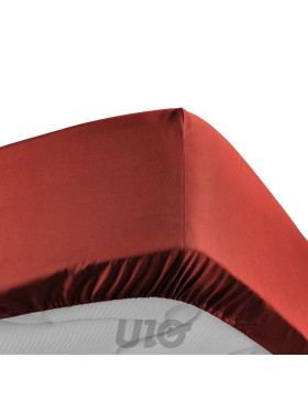 Lençol de percal com elástico - bolso de 30 cm