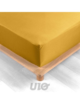 Lençol de percal com elástico - bolso de 30 cm