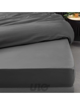 Lençol de percal com elástico - bolso de 30 cm