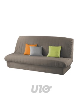 Copridivano trapuntato con motivo click clack