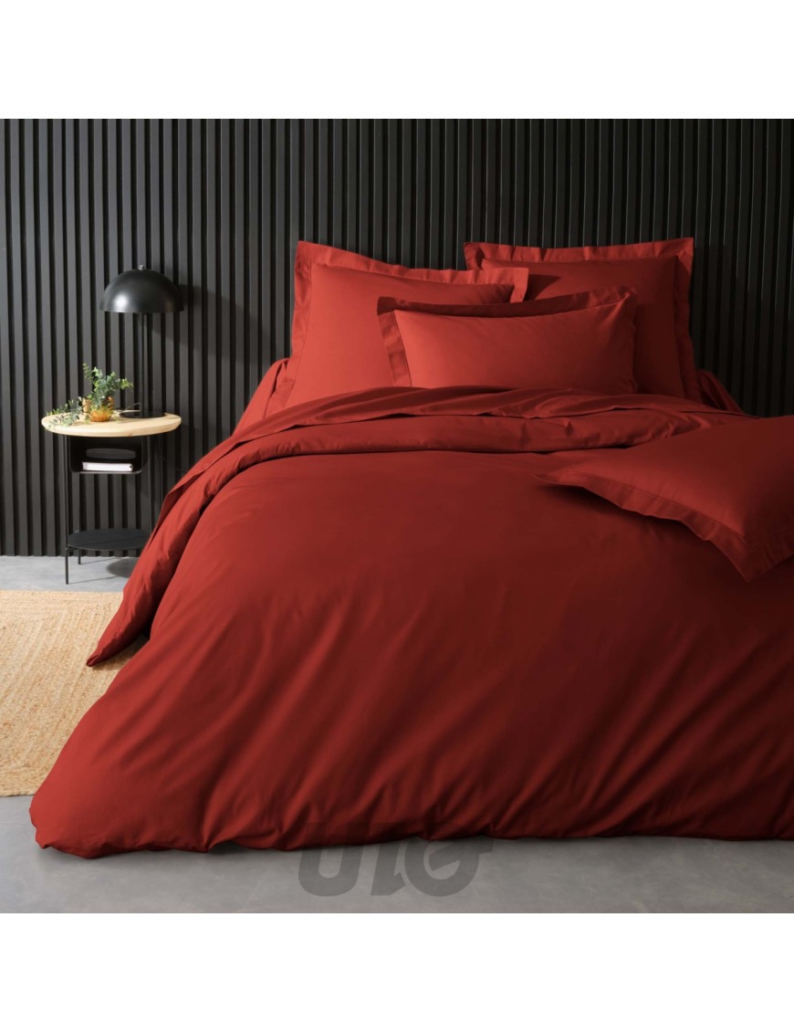 Housse de Couette 2 Personnes Percale Uni 78 fils percaline_