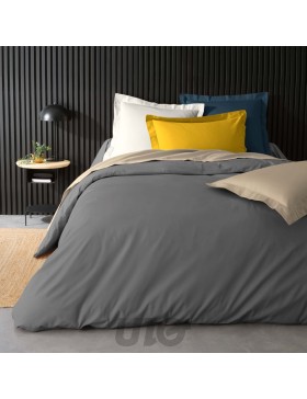 Housse de Couette 2 Personnes Percale Uni 78 fils percaline_