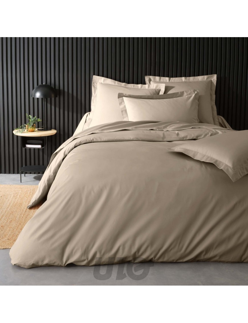 Housse de Couette 2 Personnes Percale Uni 78 fils percaline_